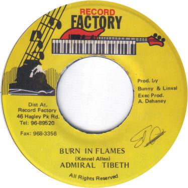 Admiral Tibet - Burn In Flames