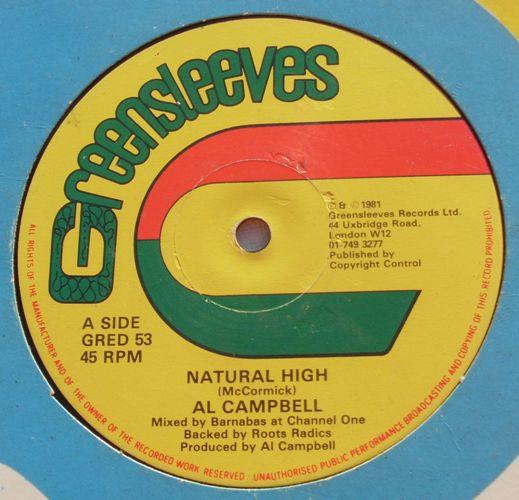 Al Campbell, Junior Pumpkin - Natural High / Rub A Dub Style