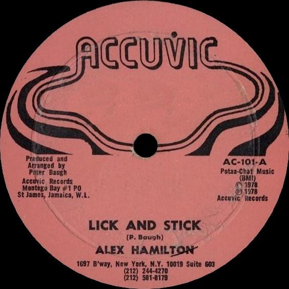Alex Hamilton (8) - Lick And Stick