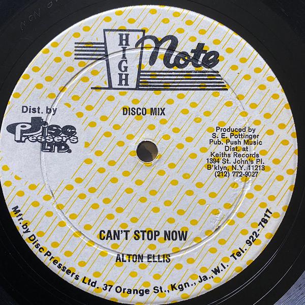 Alton Ellis - Can't Stop Now / Can't Stand It
