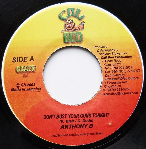 Anthony B, Flash (35) - Don't Bust Your Guns Tonight / Not Because We Hada Fight