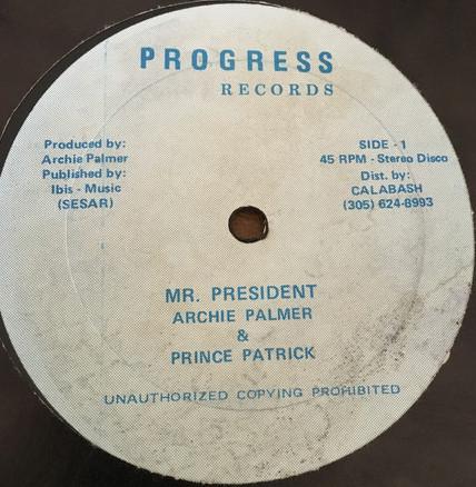 Archie Palmer, Prince Patrick (2) - Mr. President