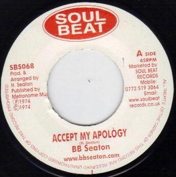 B.B. Seaton, Pete Weston - Accept My Apology / Ganja Law