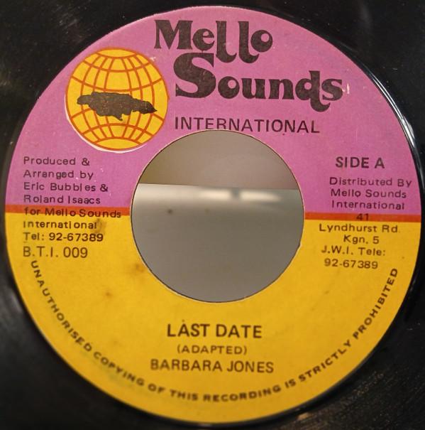 Barbara Jones - Last Date