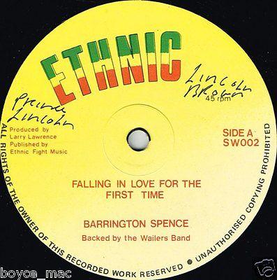 Barrington Spence, Ethnic Fight Band - Falling In Love For The First Time / Falling In Love Foward