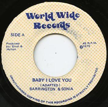 Barrington Spence, Sonya Spence - Baby I Love You