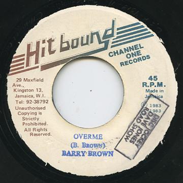 Barry Brown - Over Me