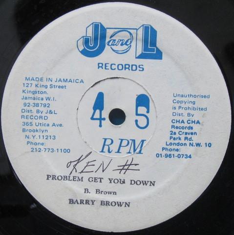 Barry Brown - Problem Get You Down / Wish It Could Last