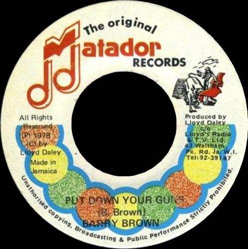 Barry Brown - Put Down Your Guns
