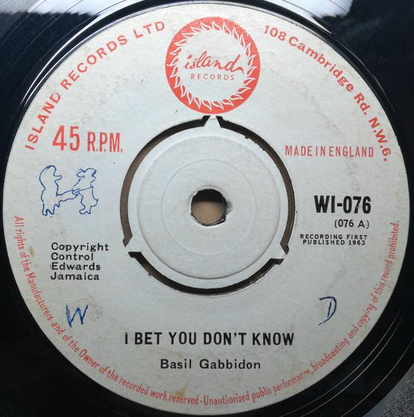 Basil Gabbidon - I Bet You Don't Know