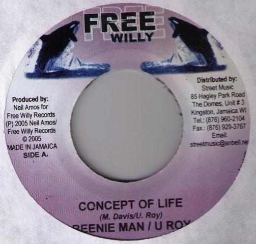 Beenie Man, U-Roy, Zahair - Concept Of Life / 4 Things