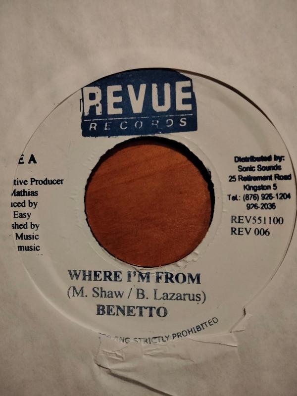 Benetto - Where I'm From