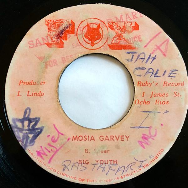Big Youth - Mosia Garvey/Mosia Garvey Version