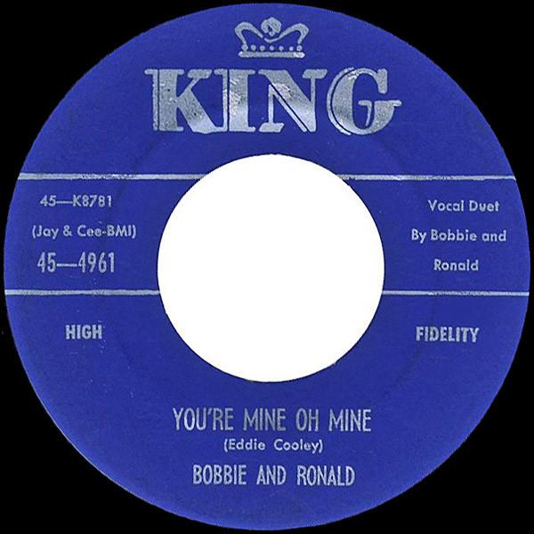 Bobby And Ronald - You're Mine Oh Mine / When Oh When 