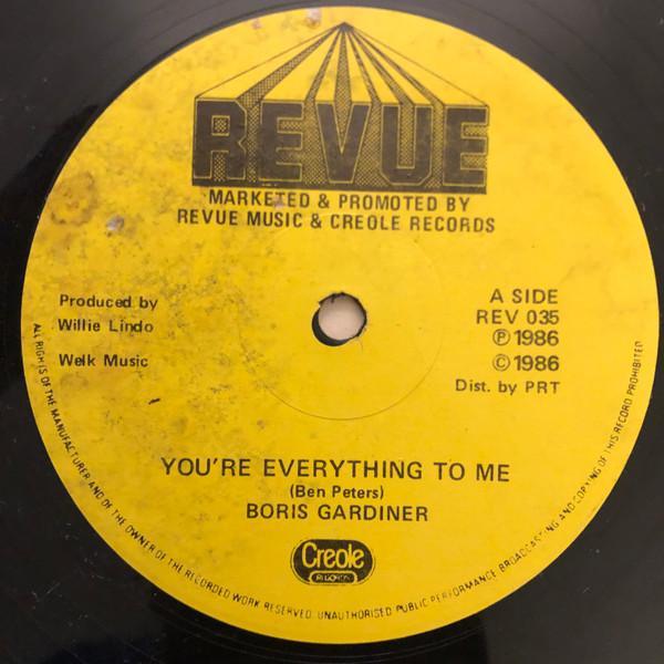 Boris Gardiner - You're Everything To Me / Last Night