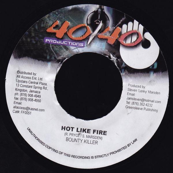 Bounty Killer, Jagwa - Hot Like Fire / Man A Badman