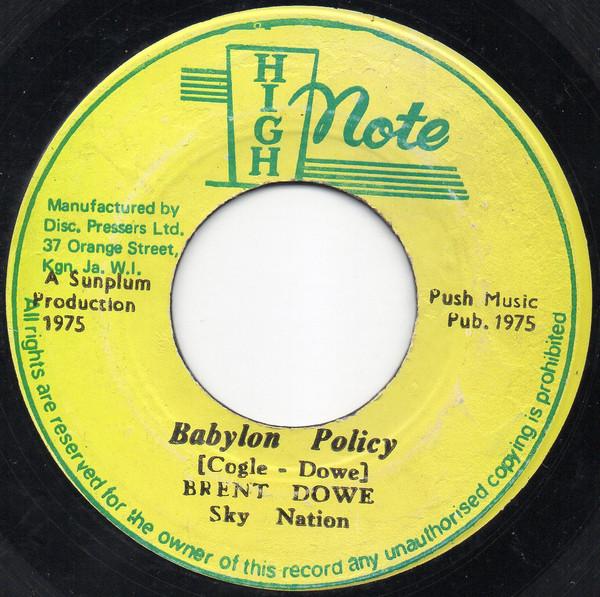 Brent Dowe - Babylon Policy