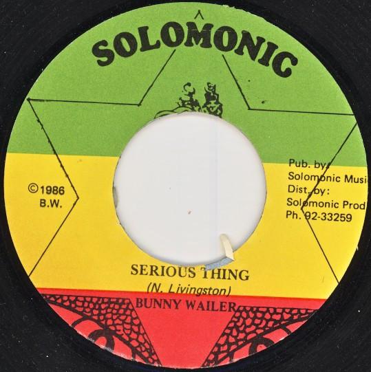 Bunny Wailer - Serious Thing