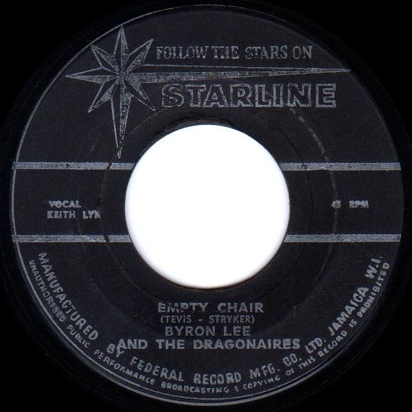 Byron Lee And The Dragonaires - Empty Chair / The Sugar Mill Song
