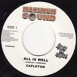 Capleton - All Is Well