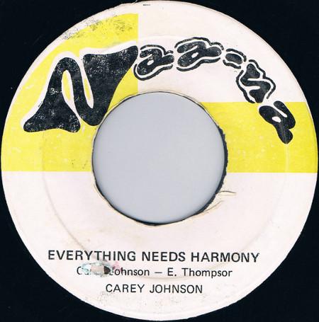 Carey Johnson - Everything Needs Harmony