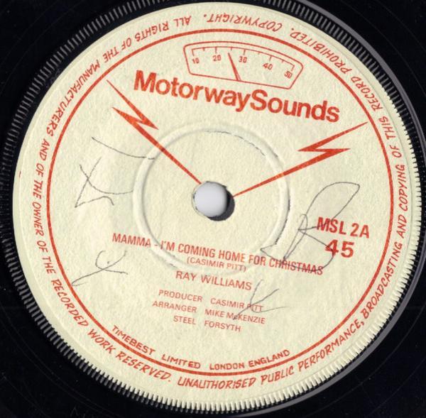 Casimir Pitt, Ray Williams - Mamma - I'm Coming Home For Christmas / Song That I Sing