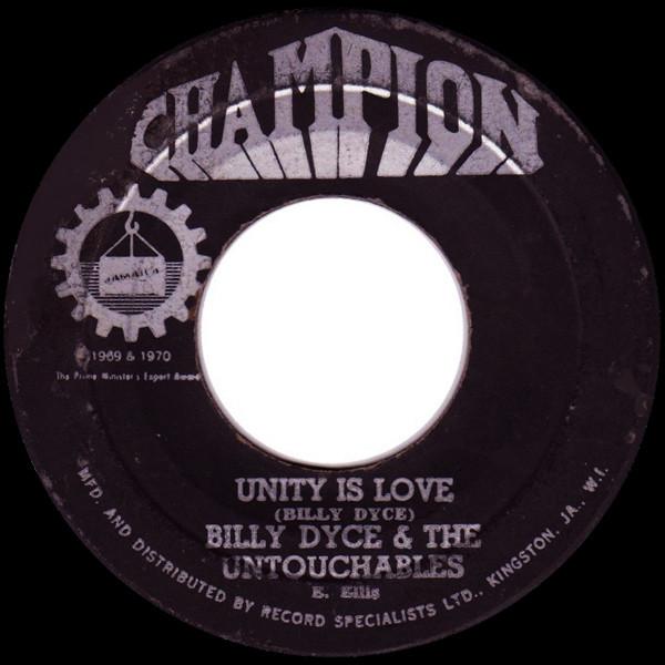 Charlie Ace, Untouchables (2), Billy Dice, Carifta All-Stars - Unity Is Love / Harder They Come