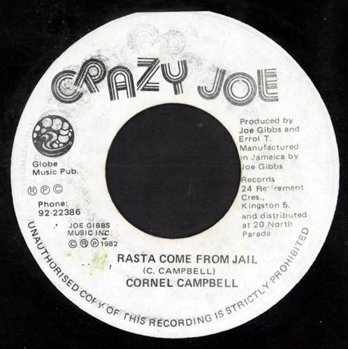 Cornell Campbell - Rasta Come From Jail