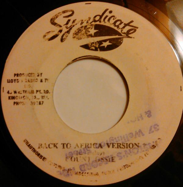 Count Ossie - Back To Africa Version