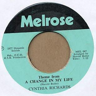 Cynthia Richards - A Change In My Life