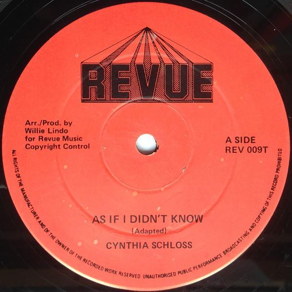 Cynthia Schloss - As If I Didn't Know