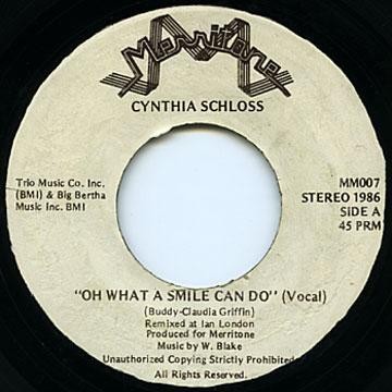 Cynthia Schloss - Oh What A Smile Can Do / Chapel Of Love