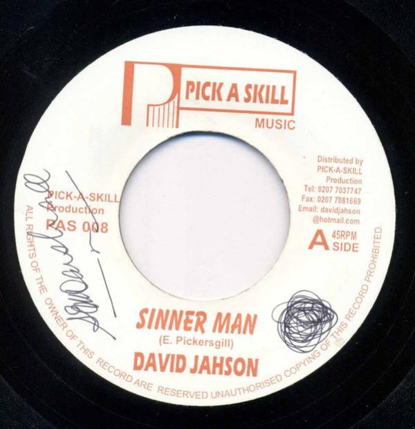 David Jahson, G. Vibes - Sinner Man / Dub