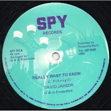 David Jahson - Really Want To Know