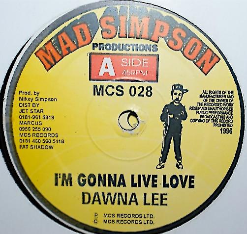 Dawna Lee - I'm Gonna Live Love