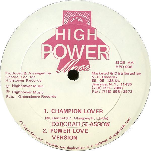 Deborahe Glasgow - Knocking The Boots / Champion Lover