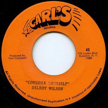 Delroy Wilson - Consider Yourself