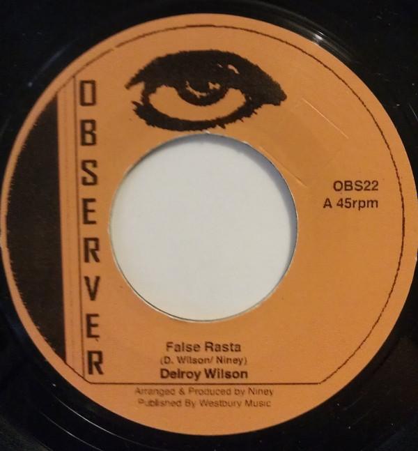 Delroy Wilson - False Rasta / Halfway Up The Stairs