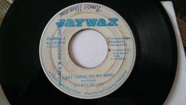 Delroy Wilson - Last Thing On My Mind
