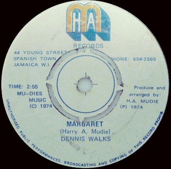 Dennis Walks, Mudies All Stars - Margaret / Strings Version