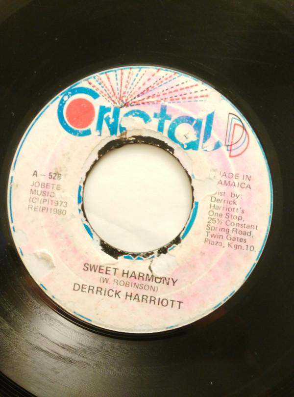Derrick Harriott, The Chariot Riders - Sweet Harmony / Harmony In Dub
