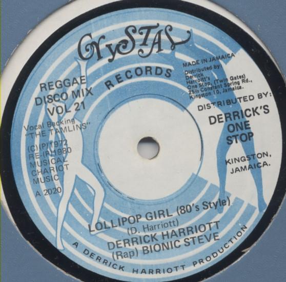 Derrick Harriott - Lollipop Girl (80s Style)