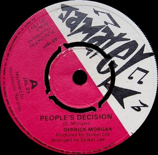 Derrick Morgan, The Aggrovators - People's Decision