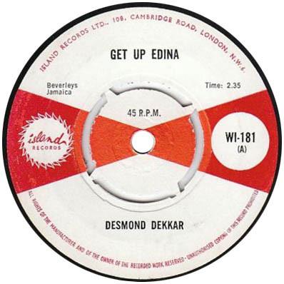 Desmond Dekker, Patsy Todd - Get Up Edina / Be Mine For Evermore