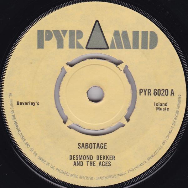 Desmond Dekker & The Aces - Sabotage / Pretty African