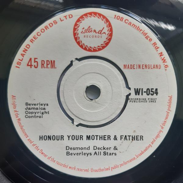 Desmond Dekker, Beverley's All Stars - Honour Your Mother & Father
