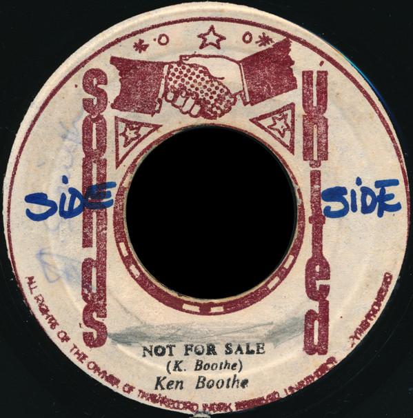 Dillinger, Ken Boothe - Not For Sale / Platt Skank