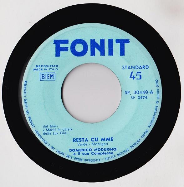 Domenico Modugno, Jack Pleis And His Orchestra - Resta Cu' Mme