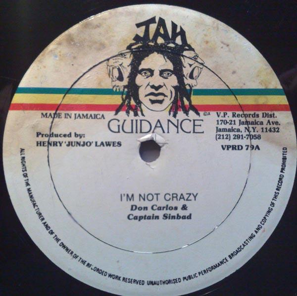 Don Carlos (2), Sammy Dread - I'm Not Crazy / Gone Away