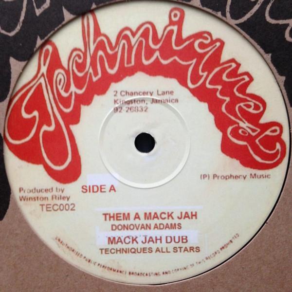 Donovan Adams, Marvin Brooks - Them A Mack Jah / Cheer Up Blackman